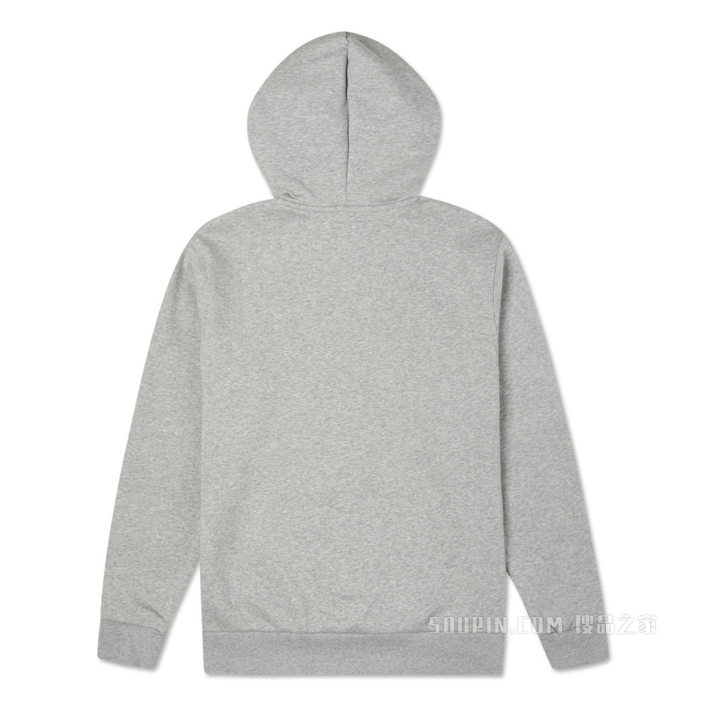 【男子】潮流宽松套头连帽衫 男款 纹理灰色