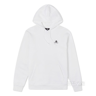 【男子】秋冬休闲百搭加绒卫衣 男款 白色