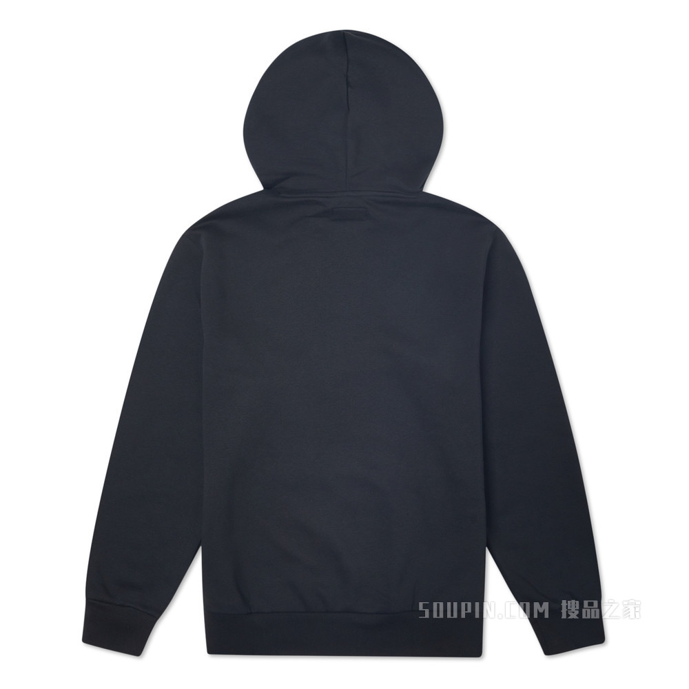 【男子】潮流宽松套头连帽衫 男款 黑色