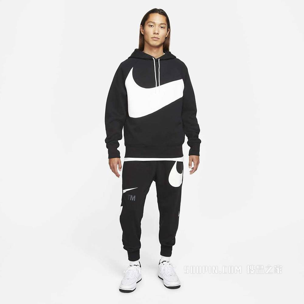 Nike Sportswear Swoosh Tech Fleece 男子套头连帽衫