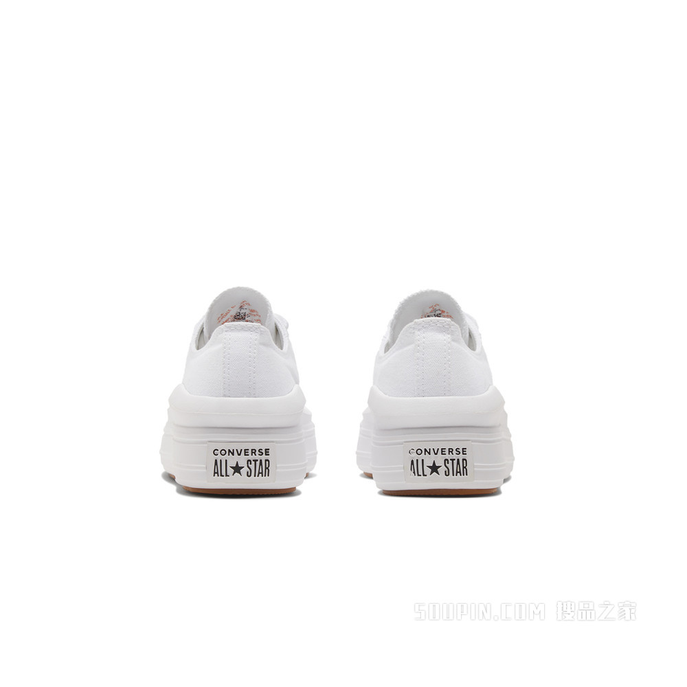 【女子】All Star Move低帮厚底帆布鞋 女款 白