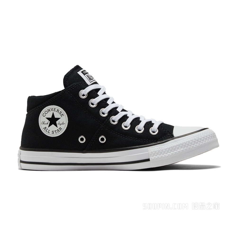 【女子】All Star Madison中帮帆布鞋 女款 黑色