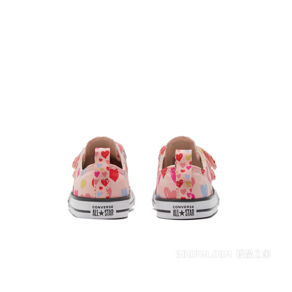 【婴童】All Star 2V时尚帆布鞋婴童 童款 粉色/多色/蓝/橘红