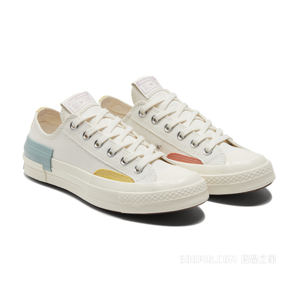 【女子】Chuck 70七巧板拼色帆布鞋 女款 七巧板