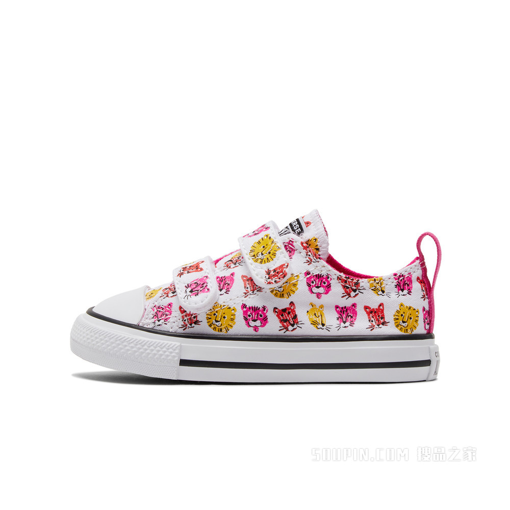 【婴童】All Star 2V印花帆布鞋婴童 童款 多色/玫红色/黄/白