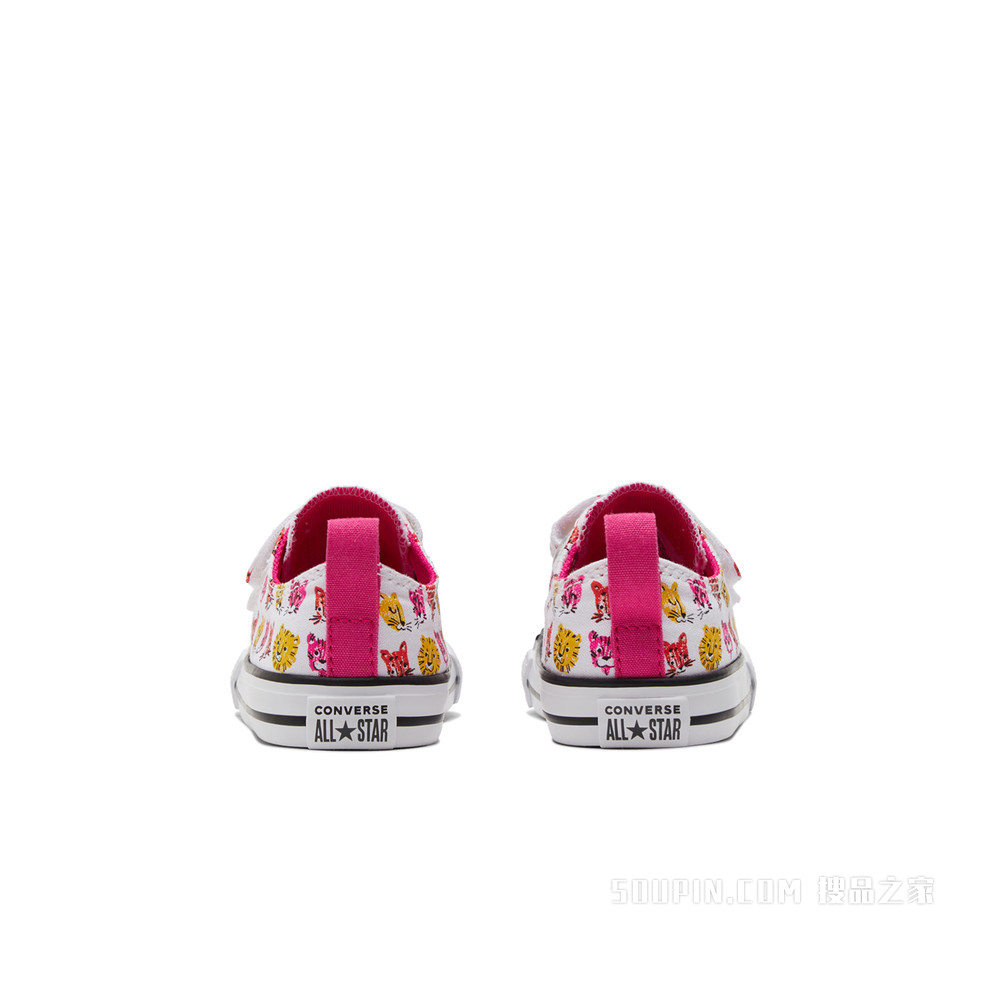 【婴童】All Star 2V印花帆布鞋婴童 童款 多色/玫红色/黄/白