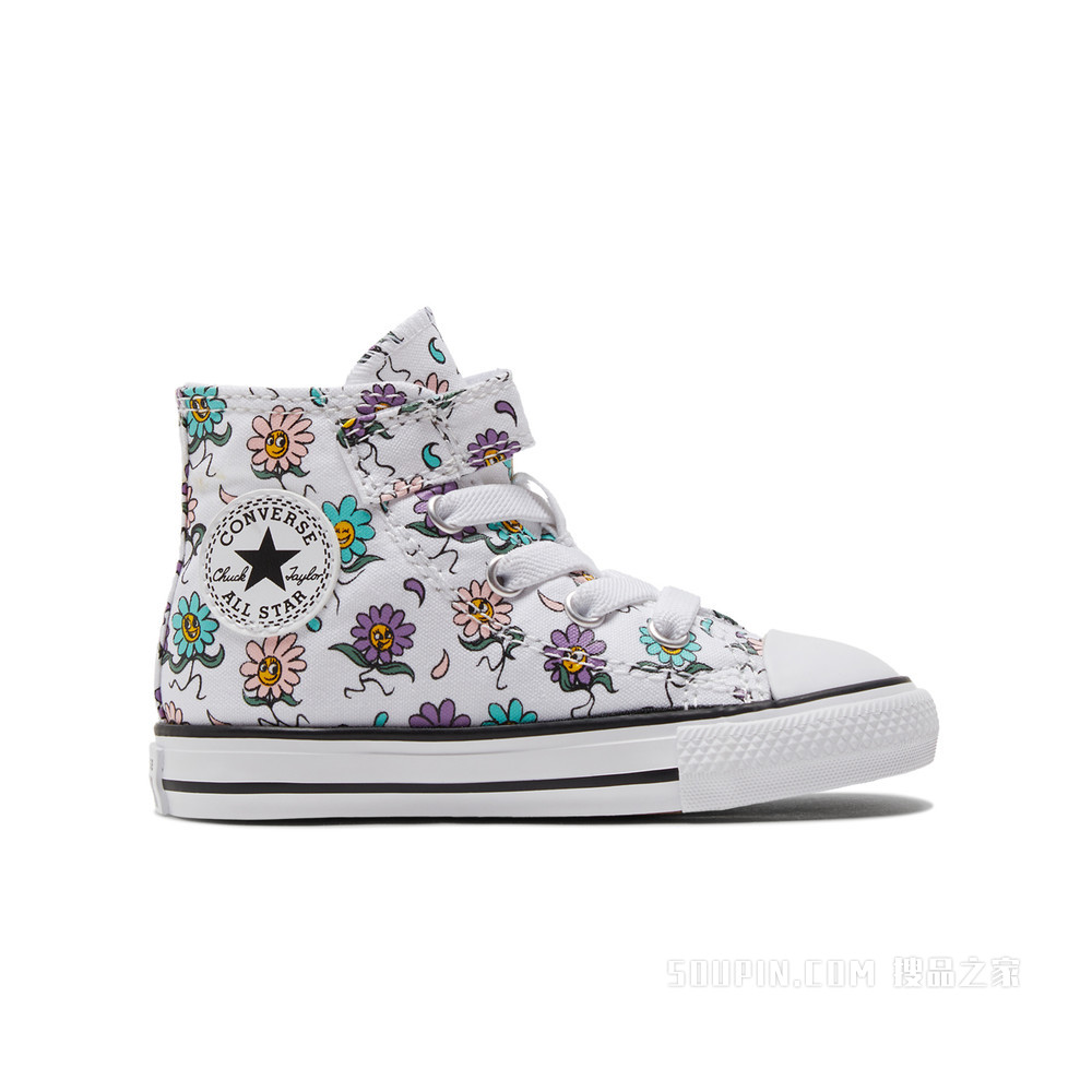 【婴童】All Star 1V印花帆布鞋婴童 童款 多色/白/蓝/绿/粉/紫/黄/黑