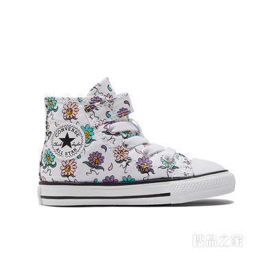 【婴童】All Star 1V印花帆布鞋婴童 童款 多色/白/蓝/绿/粉/紫/黄/黑