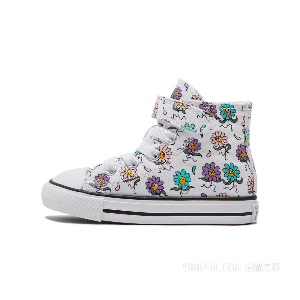 【婴童】All Star 1V印花帆布鞋婴童 童款 多色/白/蓝/绿/粉/紫/黄/黑