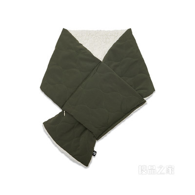 【男女同款】Quilted Scarf 中性 军裤卡其
