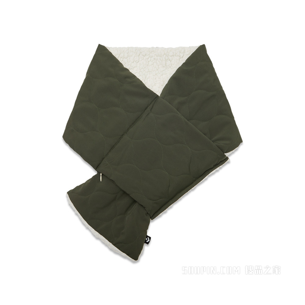 【男女同款】Quilted Scarf 中性 军裤卡其