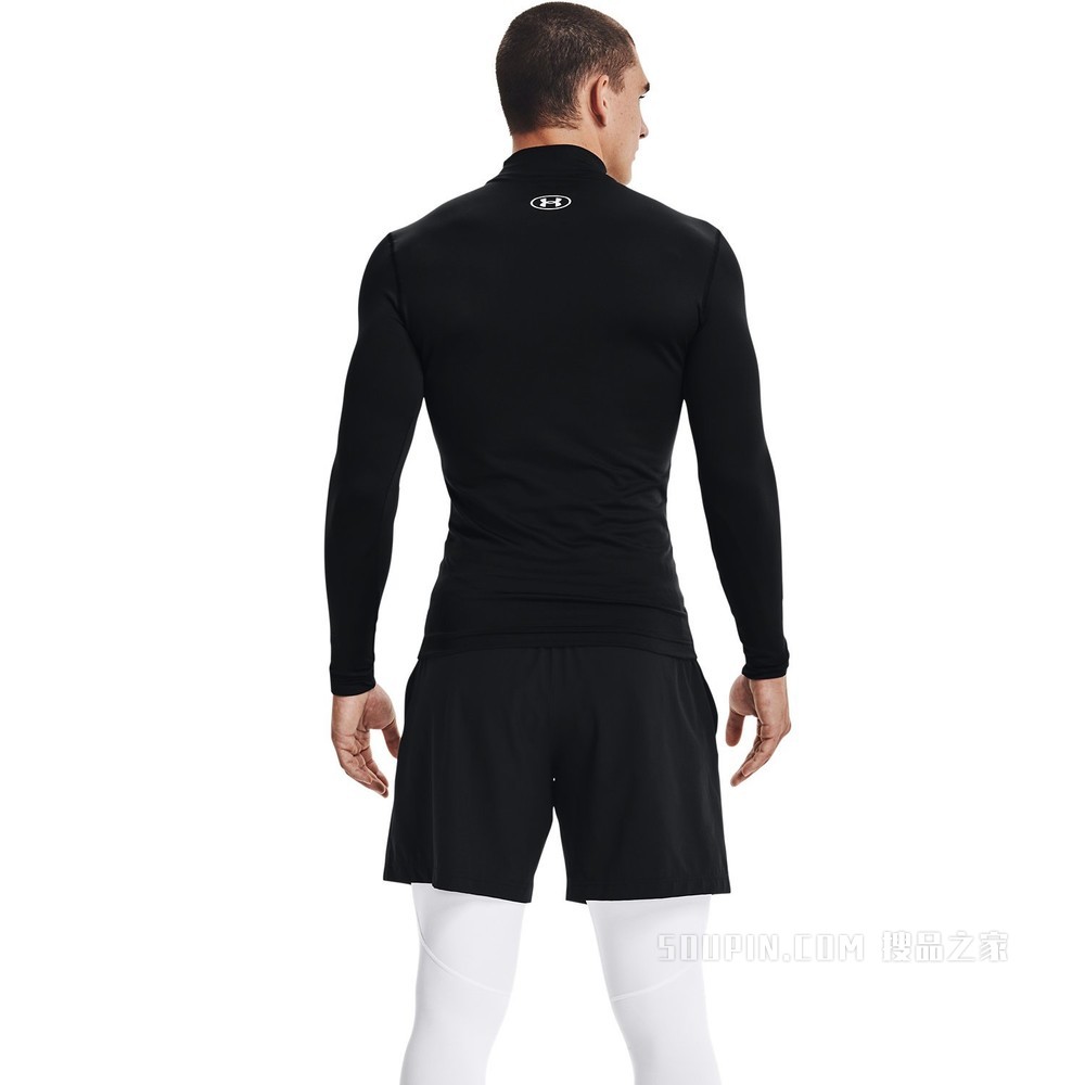 男士UA ColdGear® Armour Graphic高领长袖紧身衣