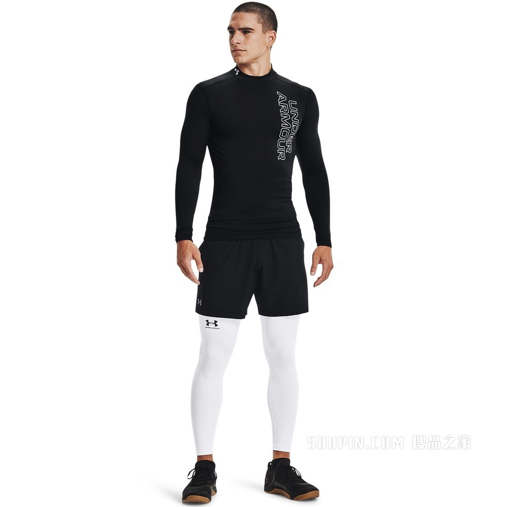男士UA ColdGear® Armour Graphic高领长袖紧身衣