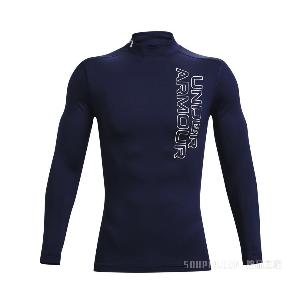 男士UA ColdGear® Armour Graphic高领长袖紧身衣