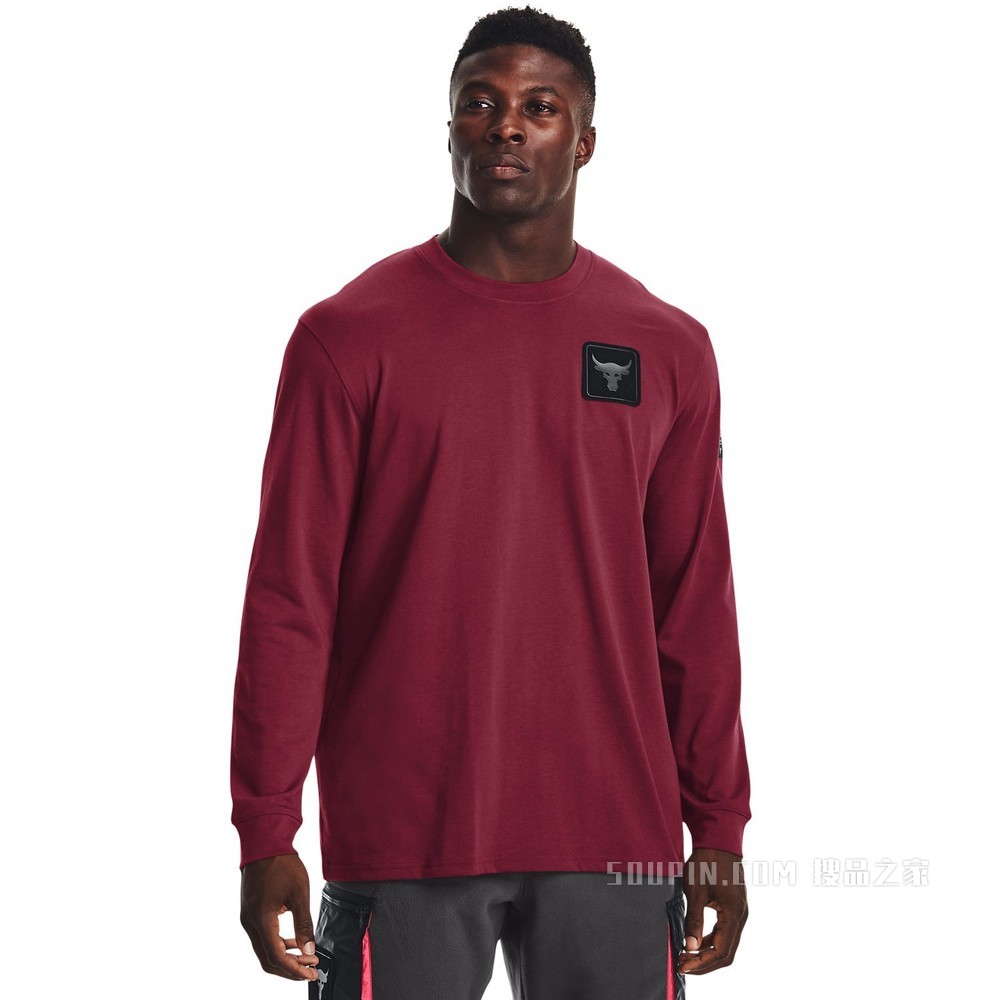 男士Project Rock强森Heavyweight长袖上衣