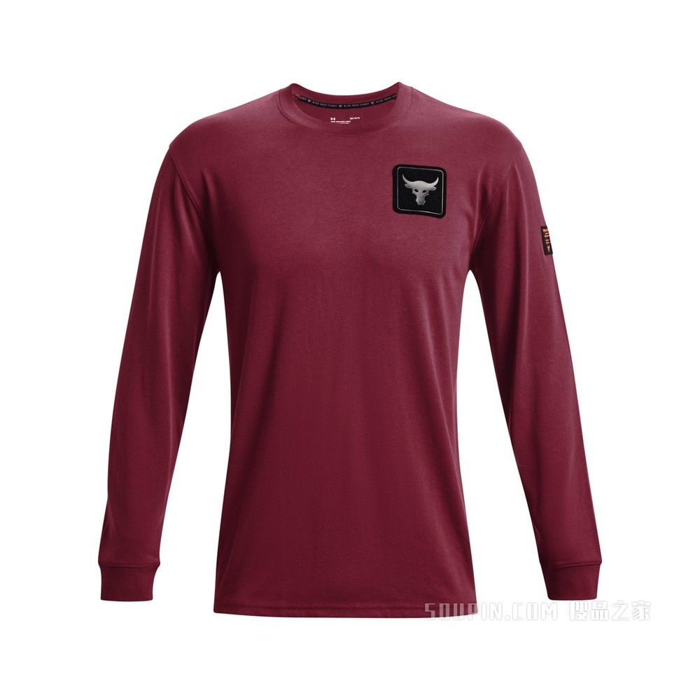 男士Project Rock强森Heavyweight长袖上衣