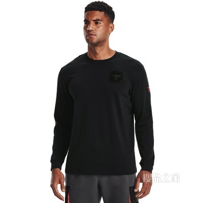 男士Project Rock强森Heavyweight长袖上衣