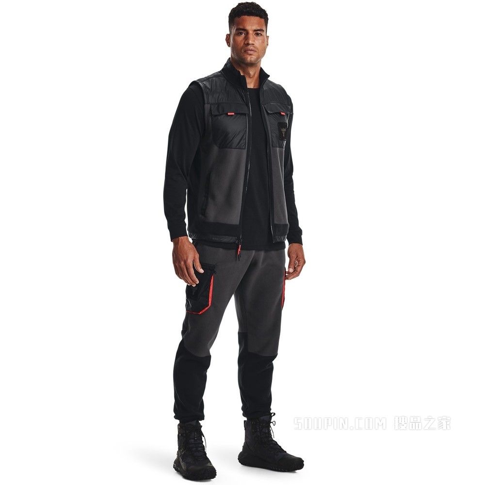 男士Project Rock强森Heavyweight长袖上衣