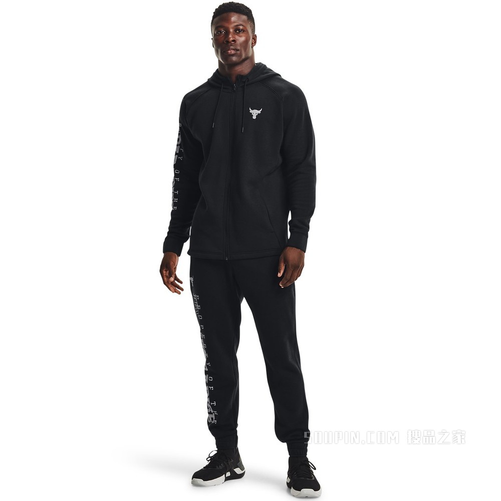 男士Project Rock强森Charged Cotton®抓绒长裤