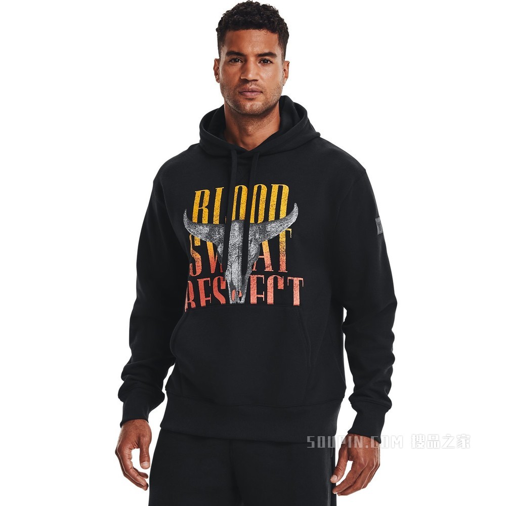 男士Project Rock强森Originators连帽上衣