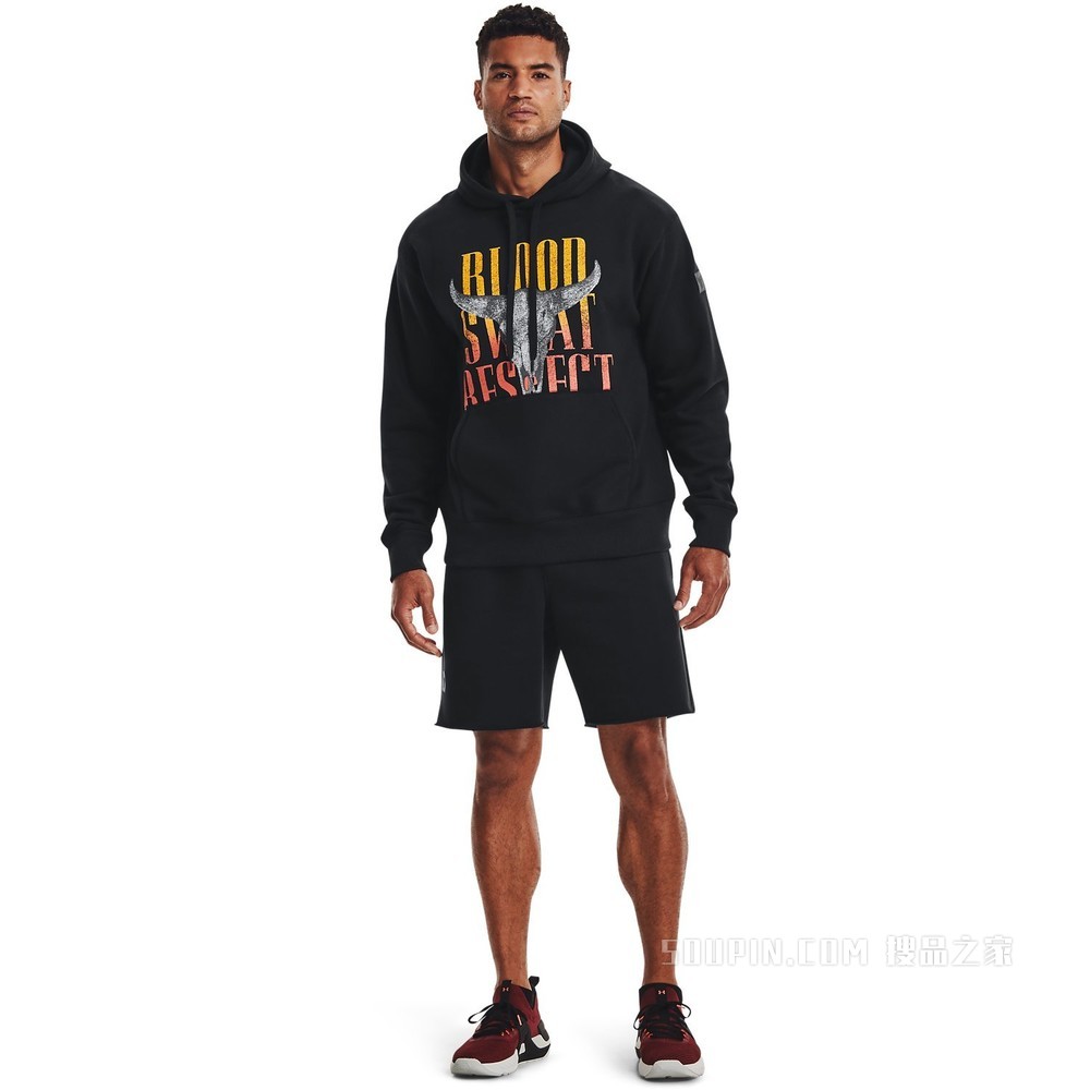 男士Project Rock强森Originators连帽上衣