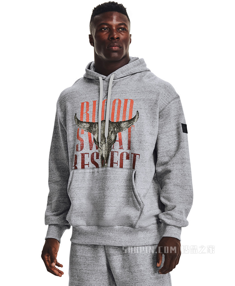 男士Project Rock强森Originators连帽上衣