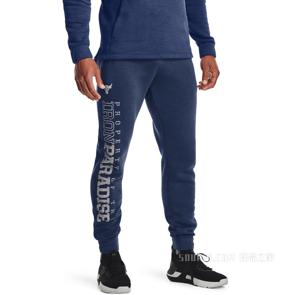 男士Project Rock强森Charged Cotton®抓绒长裤