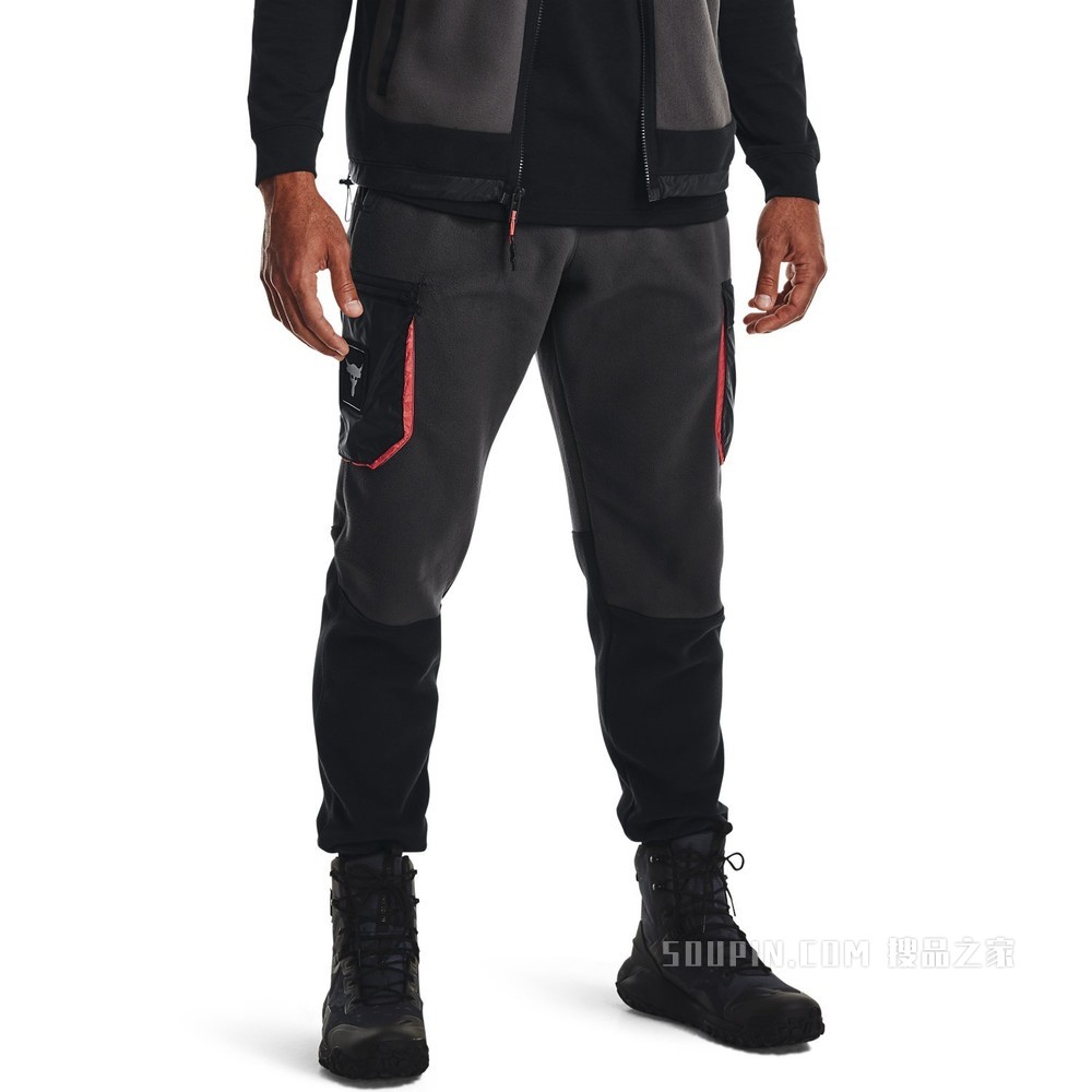 男士Project Rock强森Micro抓绒长裤