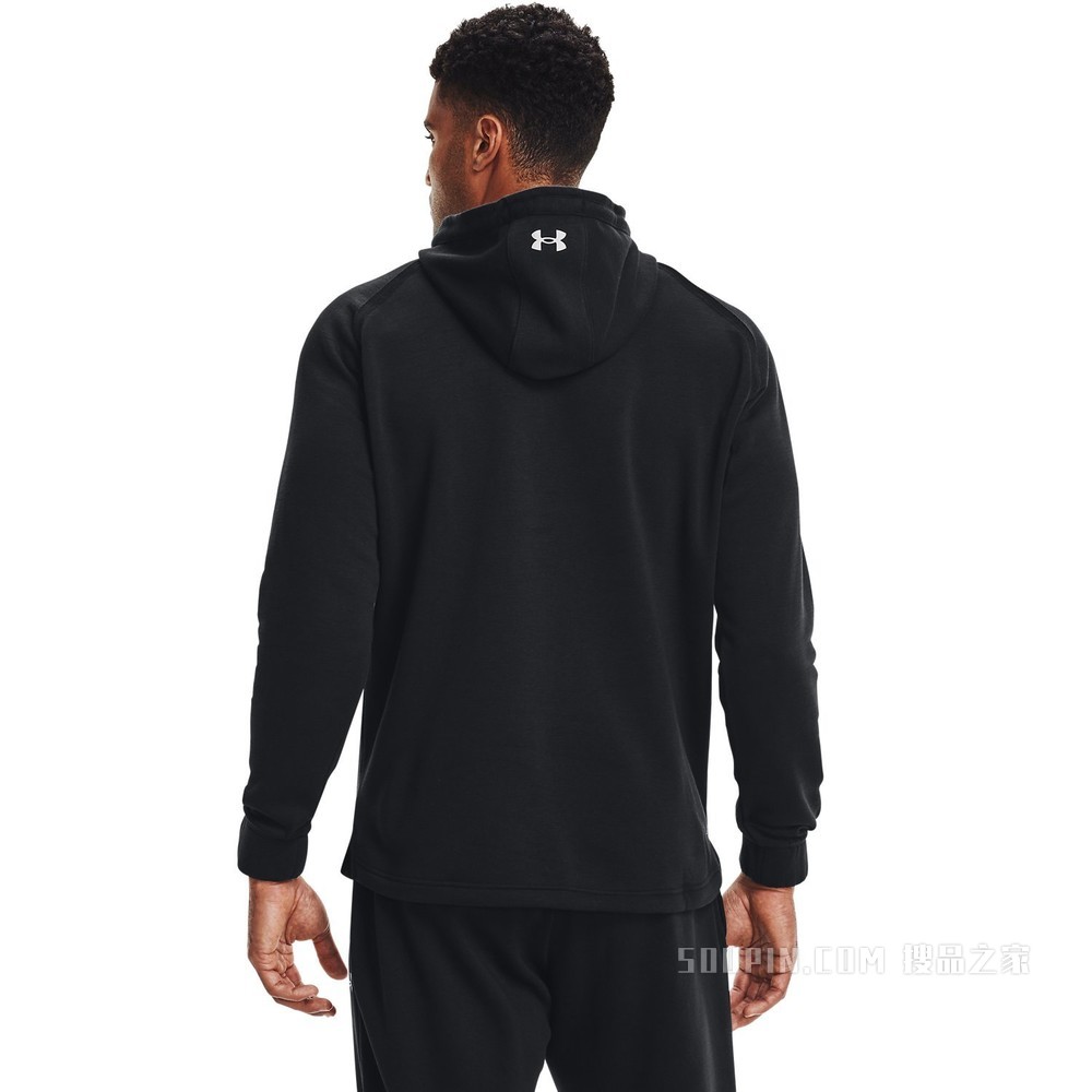 男士Project Rock强森Charged Cotton®抓绒连帽上衣