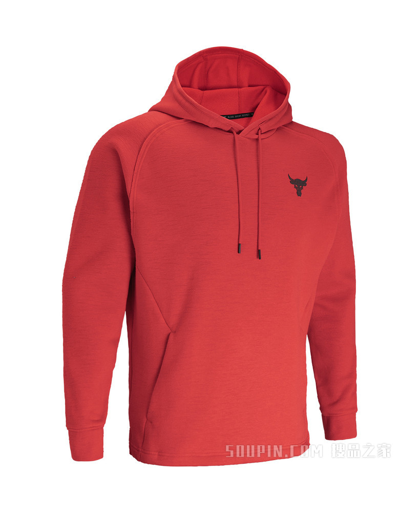 男士Project Rock强森Charged Cotton®抓绒连帽上衣