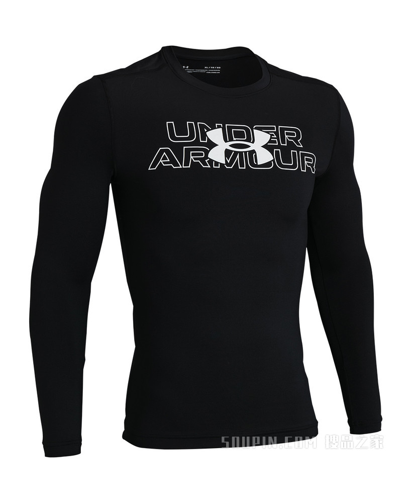 男士UA ColdGear® Armour Graphic Crew圆领紧身衣