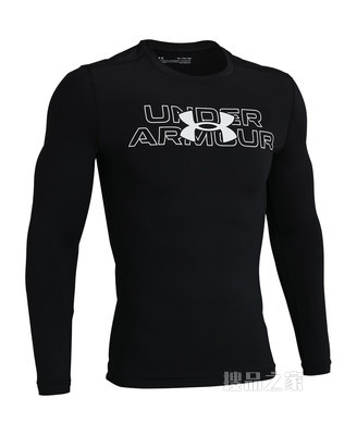 男士UA ColdGear® Armour Graphic Crew圆领紧身衣