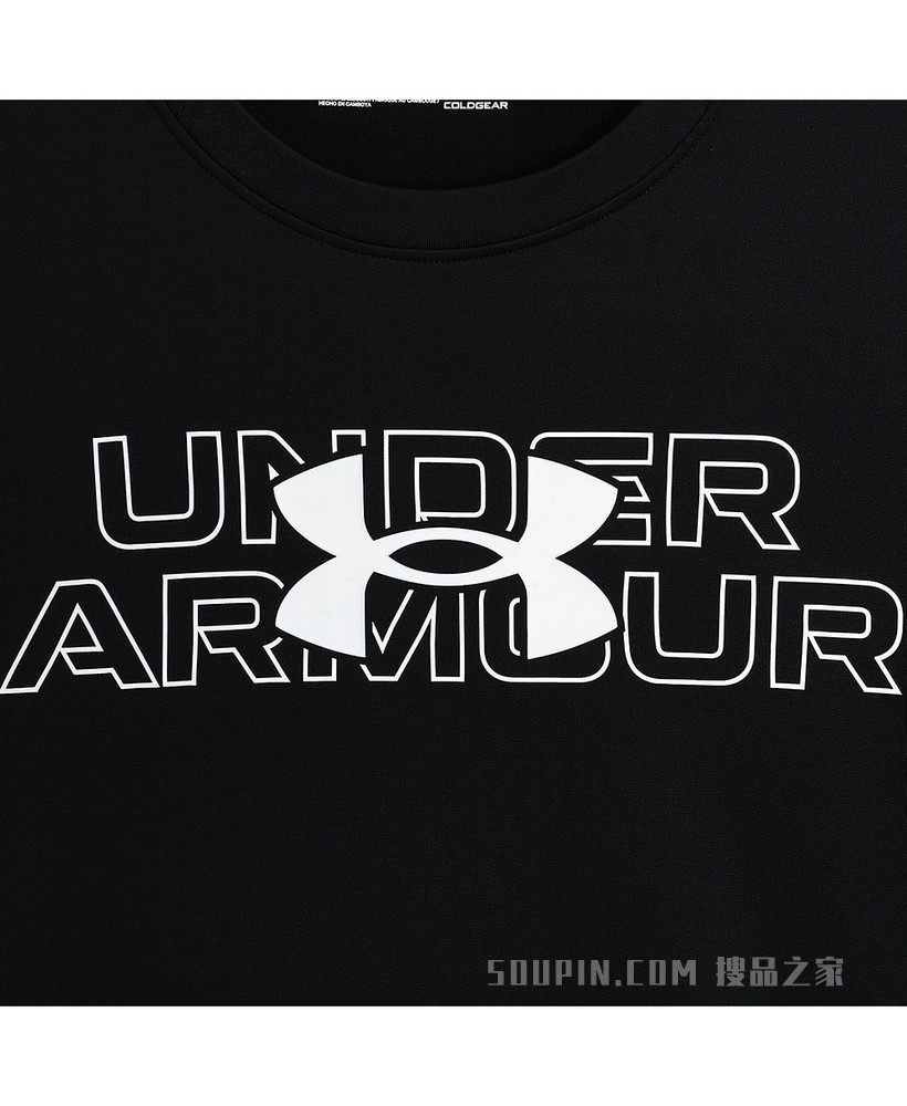 男士UA ColdGear® Armour Graphic Crew圆领紧身衣