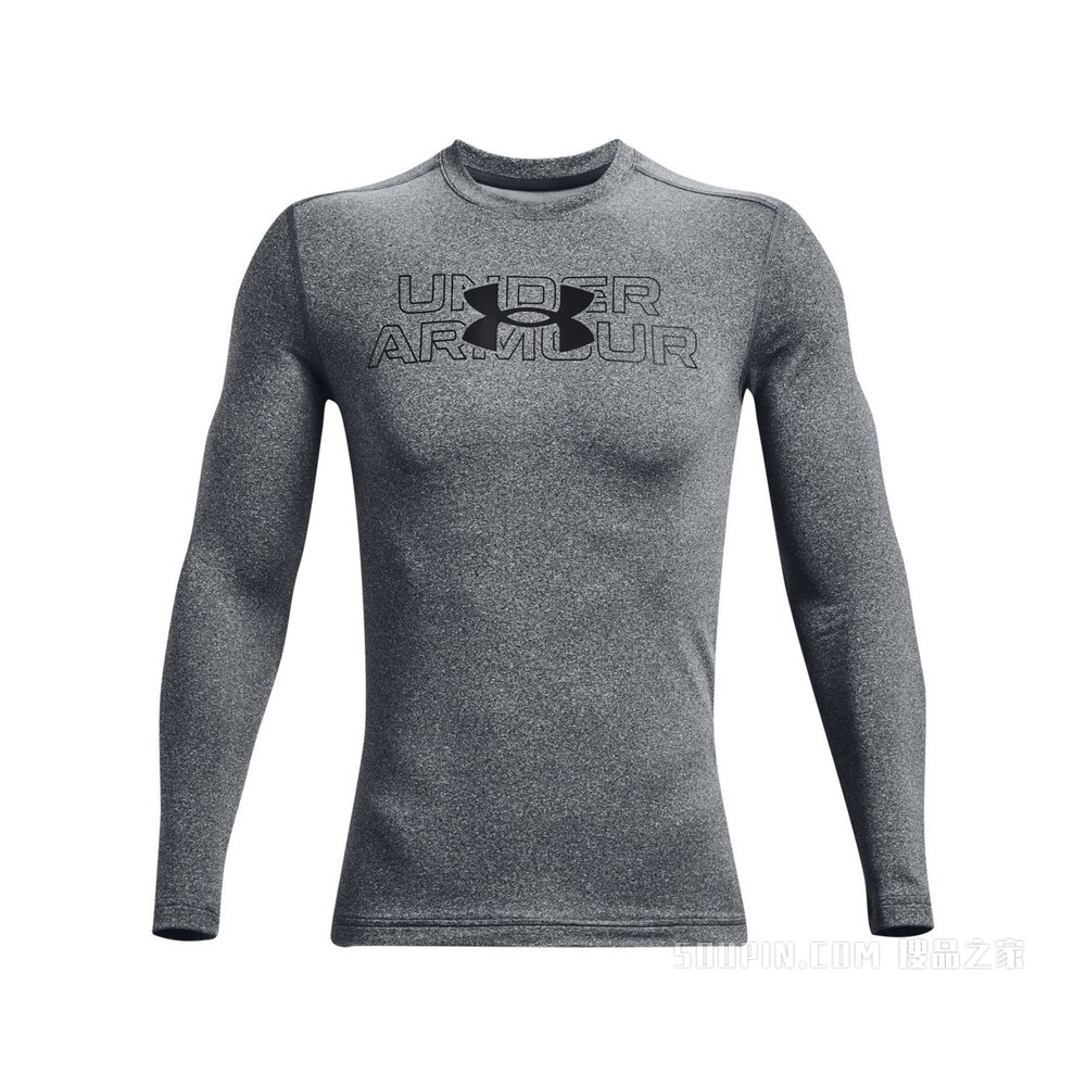 男士UA ColdGear® Armour Graphic Crew圆领紧身衣