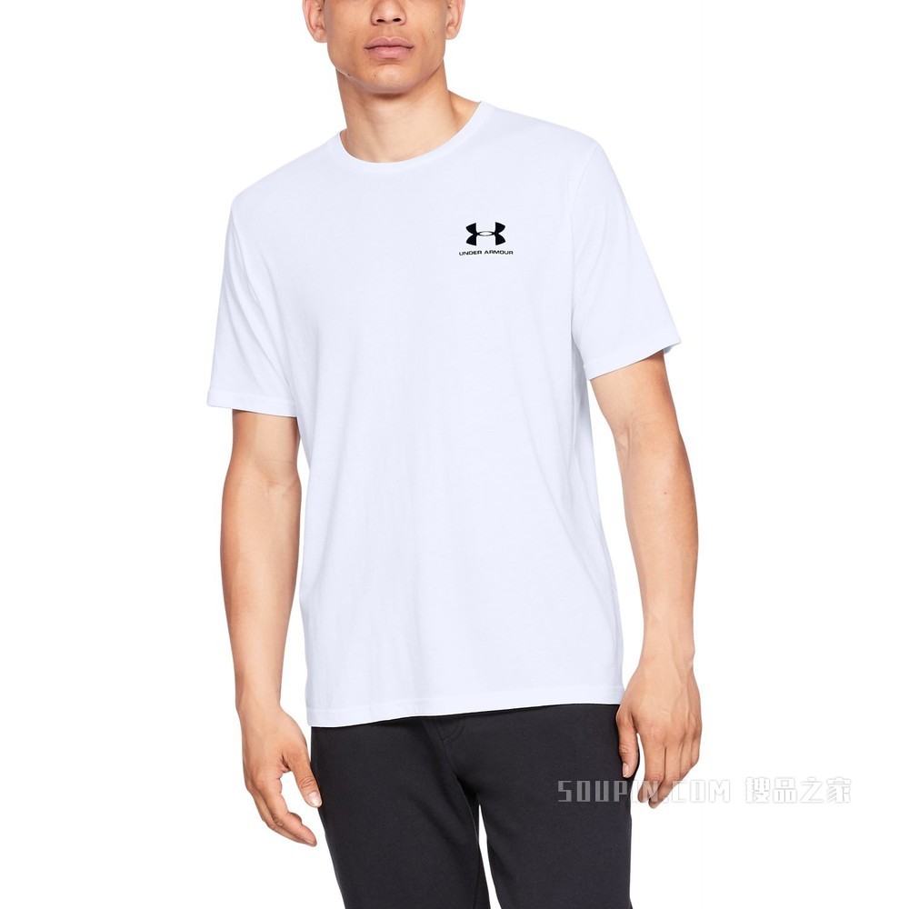 男士UA Sportstyle Left Chest T恤
