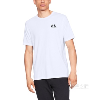 男士UA Sportstyle Left Chest T恤
