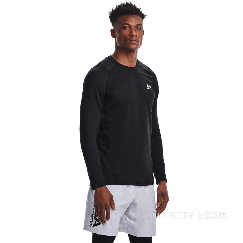 男士ColdGear® Armour Fitted圆领运动衣