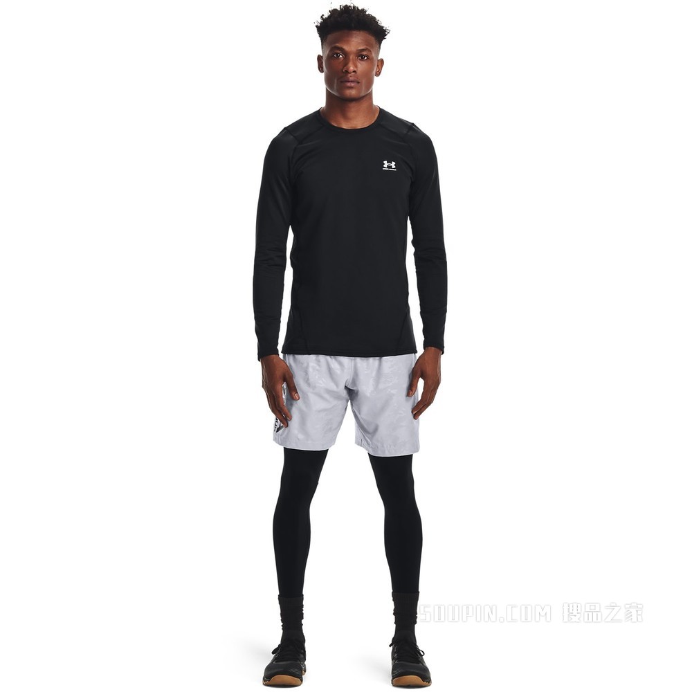 男士ColdGear® Armour Fitted圆领运动衣