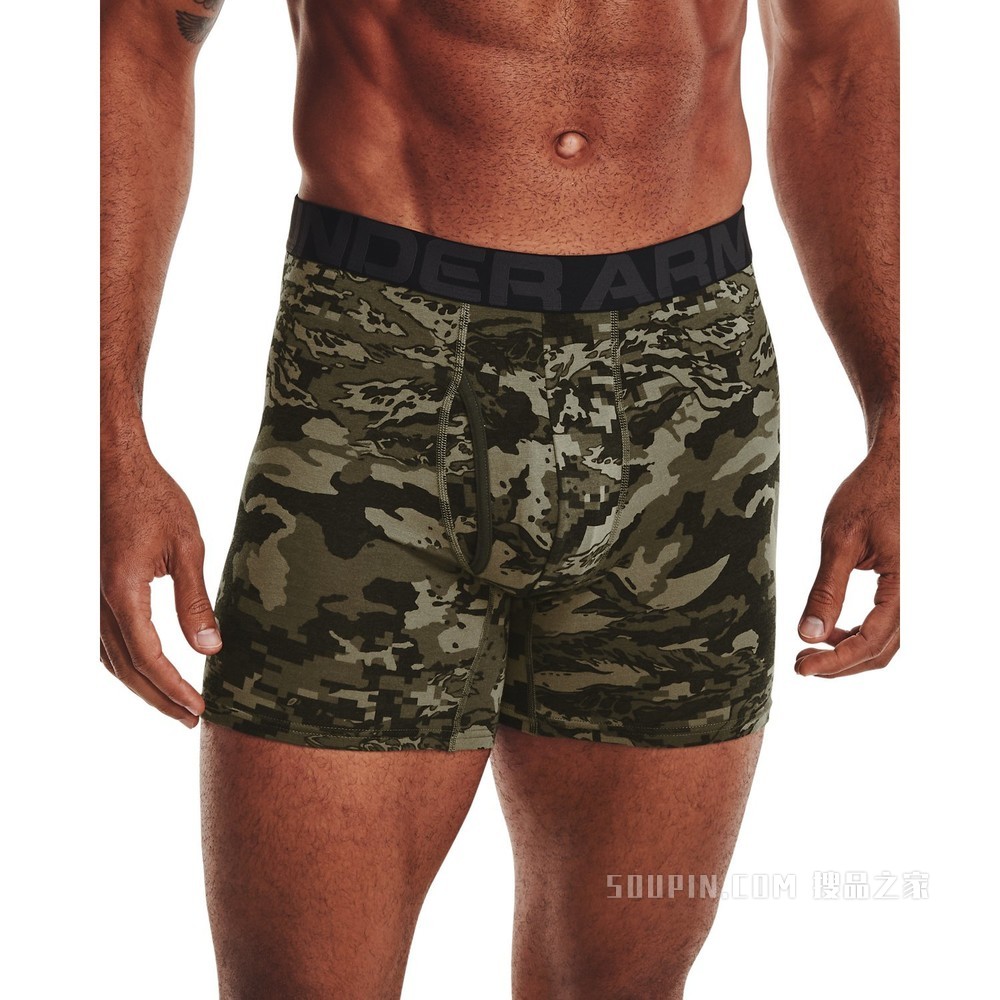 男士Charged Cotton® 6英寸Boxerjock内裤—3条装