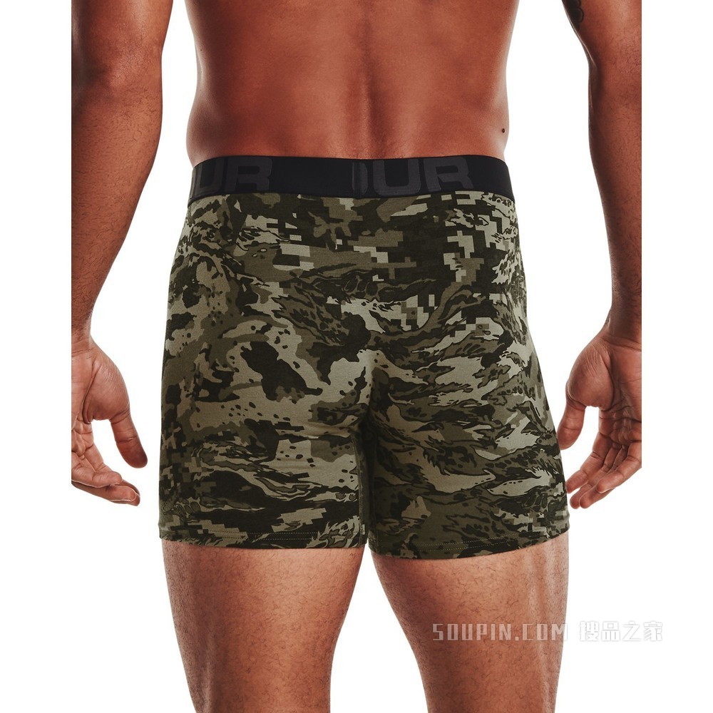 男士Charged Cotton® 6英寸Boxerjock内裤—3条装