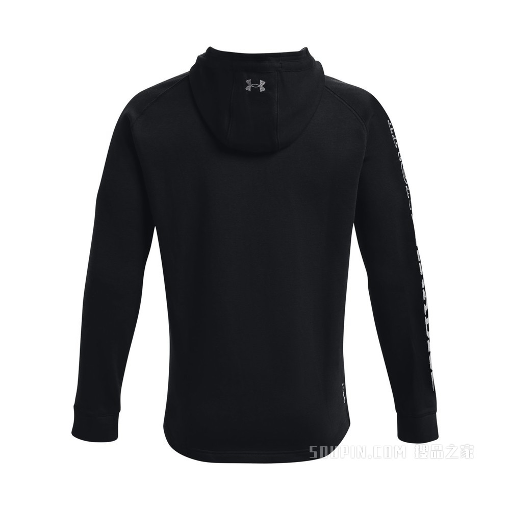 男士Project Rock强森Charged Cotton®抓绒全拉链连帽上衣