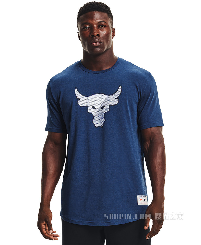 男士Project Rock强森Training Dept短袖T恤