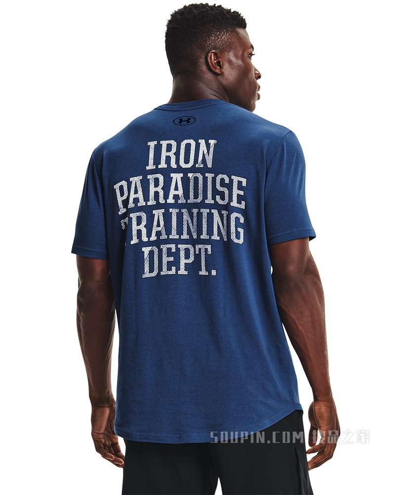 男士Project Rock强森Training Dept短袖T恤