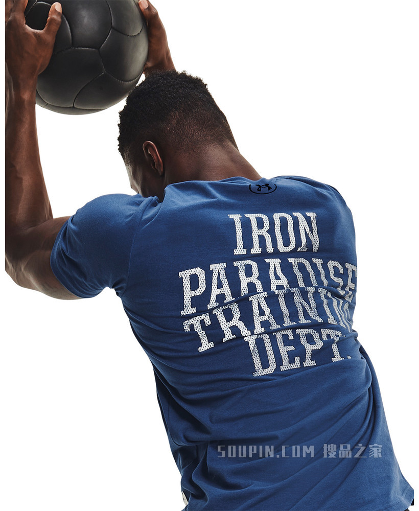 男士Project Rock强森Training Dept短袖T恤