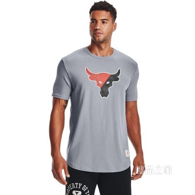 男士Project Rock强森Training Dept短袖T恤