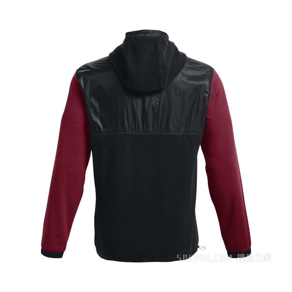 男士Project Rock强森Micro抓绒连帽上衣