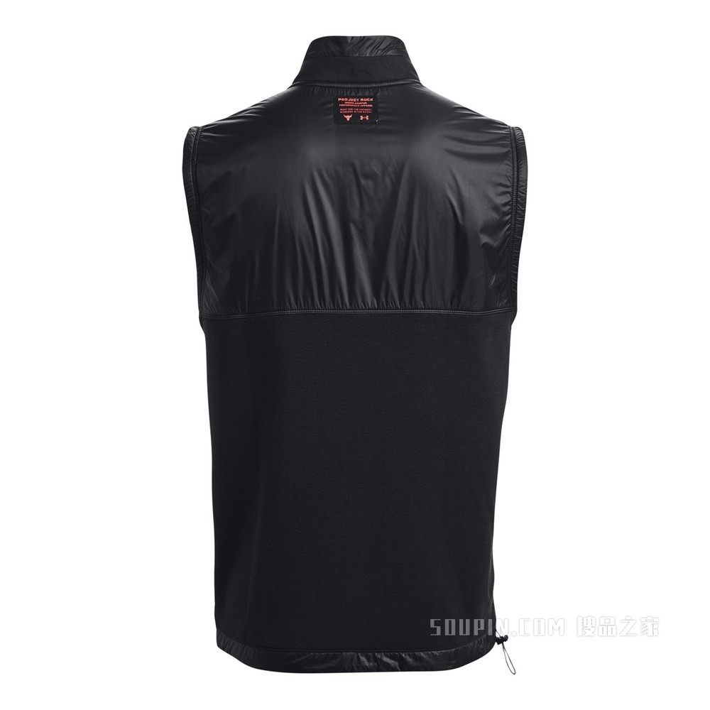 男士Project Rock强森Micro抓绒全拉链马甲