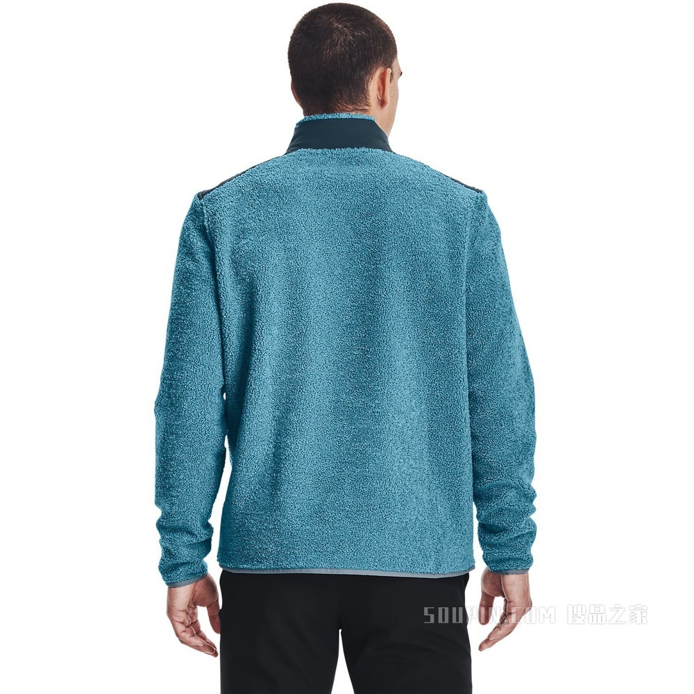 男士UA Sweater Pile抓绒全拉链运动上衣