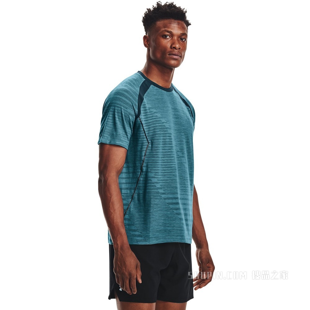 男士UA Streak Phantom跑步短袖T恤