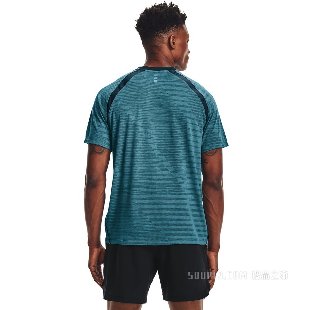 男士UA Streak Phantom跑步短袖T恤